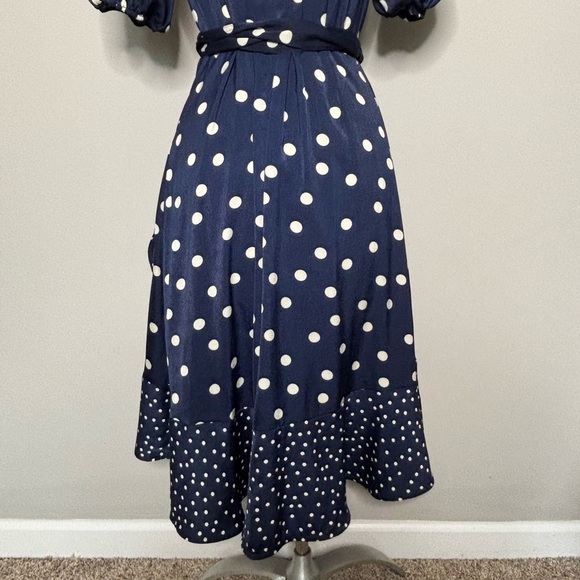 SummerSalt The Silky Luxe Puff Sleeve Beach to Brunch Wrap Dress, 8 - Picture 7 of 12